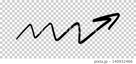 Hand drawn arrow pointing upwards with a zigzag line indicating progress on transparent or white background Hand drawn arrow pointing upwards with a zigzag line indicating progress on transparent or white background 140932466