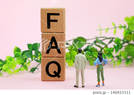FAQと書かれたブロック 140933311