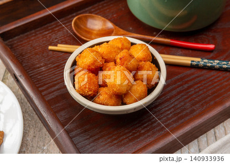 spicy Crispy Chicken Popcorn with Chili Seasoning spicy Crispy Chicken Popcorn with Chili Seasoning 140933936