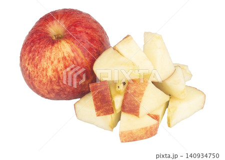 apple red isolated on white background. apple red isolated on white background. 140934750