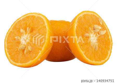 orange slice isolated on white background orange slice isolated on white background 140934751