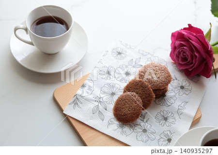 コーヒーとクッキー コーヒーとクッキー 140935297