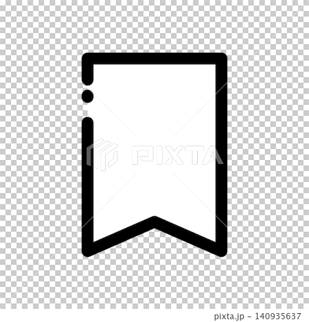 簡單的絲帶相框(垂直,簡潔) 簡單的絲帶相框(垂直,簡潔) 140935637