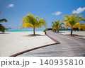 Summer vacation resort beach, coast, shore, seaside of exotic island beach. 140935810