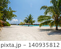Tropical nature paradise beach scenery, fantastic vacation or holiday view 140935812
