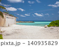 Beautiful amazing nature background. Tropical blue sun sea. 140935829