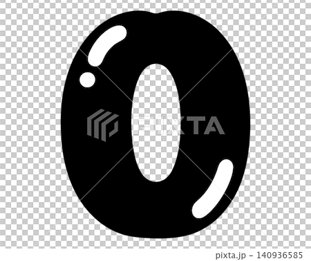 A vector graphic of the number 0 with a bubble-like feel. A vector graphic of the number 0 with a bubble-like feel. 140936585