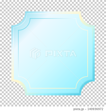 Refreshing gradient frame - blue Refreshing gradient frame - blue 140936972