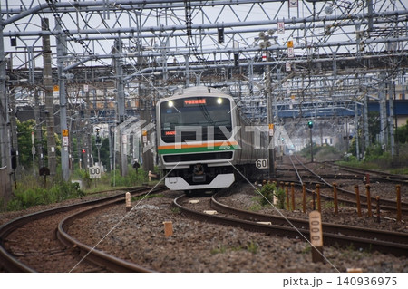 東海道線 鎌倉(客貨)踏切 東海道線 鎌倉(客貨)踏切 140936975