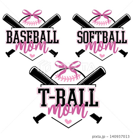 Baseball, Softball, T-Ball Mom SVG Bundle. All Sport Family Design. Baseball, Softball, T-Ball Mom SVG Bundle. All Sport Family Design. 140937013