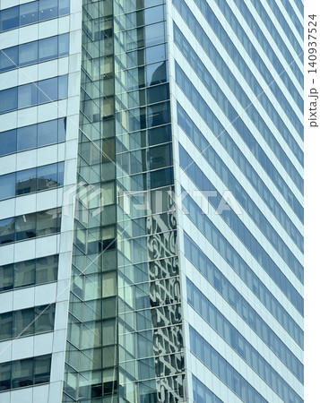 Abstract Architecture Reflection Of Skyscraper On Glass Windows Abstract Architecture Reflection Of Skyscraper On Glass Windows 140937524