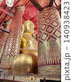 Low Angle Close Up Of Golden Buddha Statue At Wat Phanan Choeng 140938423