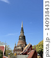Wide Vertical Landscape Of Ancient Wat Yai Chai Mongkhon Complex 140938433