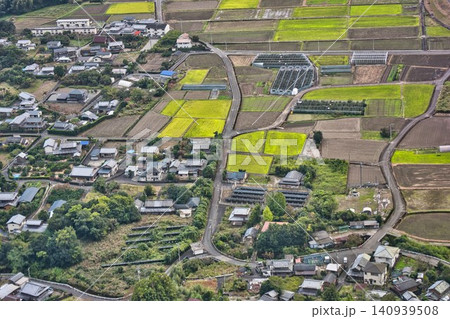 【太龍寺ロープウェイ】から眺める田園風景 140939508