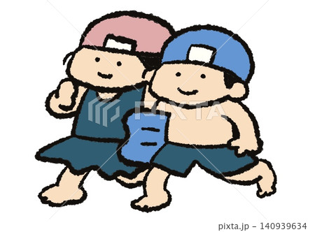 プール・水泳の授業で水着の子どものイラスト プール・水泳の授業で水着の子どものイラスト 140939634