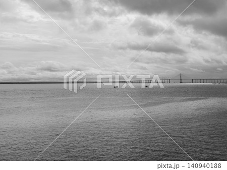 panoramic of Rio Negro bridge connecting Manaus to the municipality of Iranduba, Amazonas, Brazil 140940188