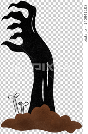 hand rising from ground hand rising from ground 140941108