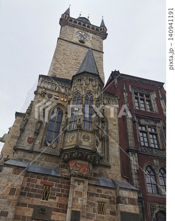 prague astronomical clock city tower prague astronomical clock city tower 140941191