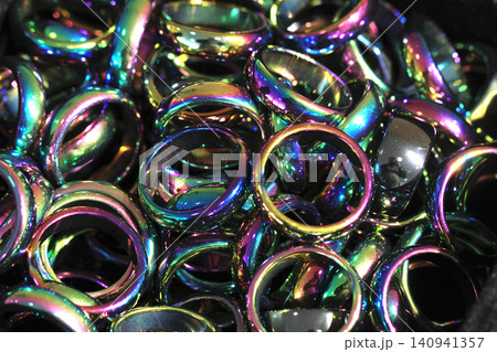 hematite color rings 140941357