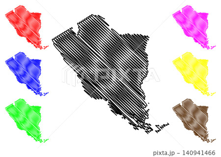 Colleton County, State of South Carolina (U.S. county, United States of America, USA, U.S., US) map vector illustration, scribble sketch Colleton map Colleton County, State of South Carolina (U.S. county, United States of America, USA, U.S., US) map vector illustration, scribble sketch Colleton map 140941466
