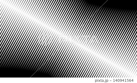 Diagonal line pattern with halftone gradient transition. Slanted stripes form geometric background with optical fade effect, creating dynamic black and white tone variations. Diagonal line pattern with halftone gradient transition. Slanted stripes form geometric background with optical fade effect, creating dynamic black and white tone variations. 140941564