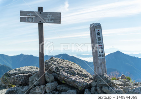 北アルプス 槍穂高主稜線 南岳 北アルプス 槍穂高主稜線 南岳 140944069