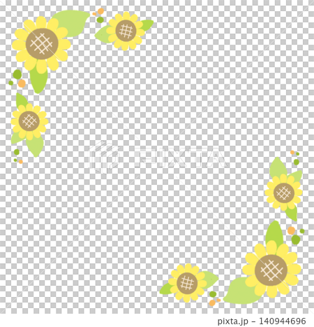 簡單的向日葵框架 簡單的向日葵框架 140944696