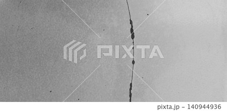 Minimalist hairline cracks on a white concrete wall texture background. Minimalist hairline cracks on a white concrete wall texture background. 140944936