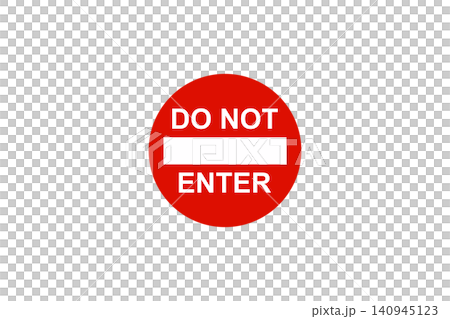 Do Not Enter Traffic Sign Red Circle Prohibition Symbol Road Safety Warning Graphic Do Not Enter Traffic Sign Red Circle Prohibition Symbol Road Safety Warning Graphic 140945123