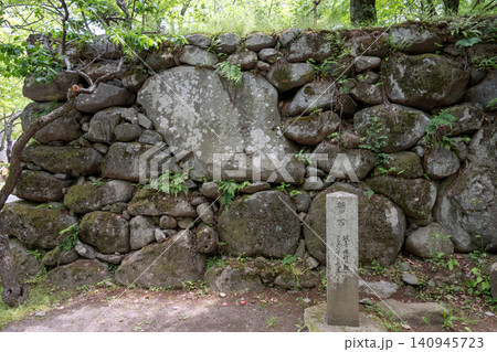 小諸城跡 南の丸虎口に残る雀石 小諸城跡 南の丸虎口に残る雀石 140945723