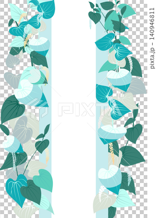 Hangesho frame illustration (vertical) Hangesho frame illustration (vertical) 140946811