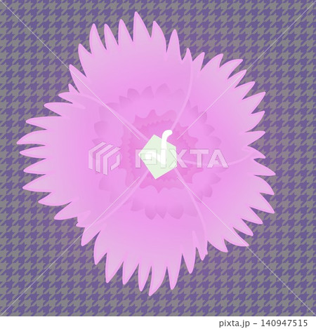 背景のついたダイアンサスのイラスト 背景のついたダイアンサスのイラスト 140947515