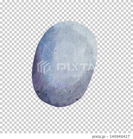 Hand-drawn watercolor grey stone, isolated on white background, realistic mineral textures, for zen-themed designs, spa branding, and nature-inspired illustrations Hand-drawn watercolor grey stone, isolated on white background, realistic mineral textures, for zen-themed designs, spa branding, and nature-inspired illustrations 140948427