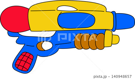 Colorful plastic water gun toy for Songkran festival summer party Colorful plastic water gun toy for Songkran festival summer party 140948657