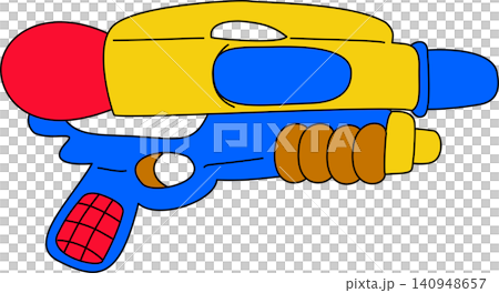 Colorful plastic water gun toy for Songkran festival summer party Colorful plastic water gun toy for Songkran festival summer party 140948657