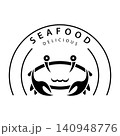 Crab logo template vector icon design 140948776