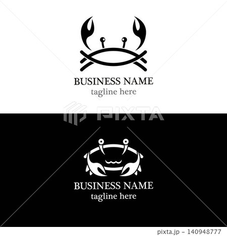 Crab logo template vector icon design Crab logo template vector icon design 140948777