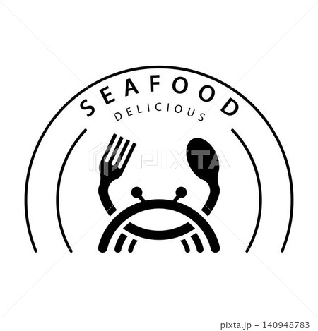 Crab logo template vector icon design 140948783