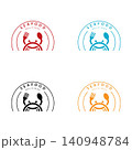 Crab logo template vector icon design 140948784