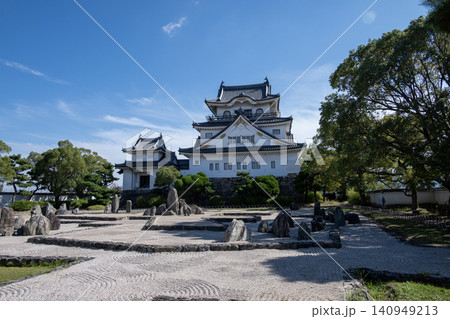 岸和田城 本丸庭園と復元天守 岸和田城 本丸庭園と復元天守 140949213