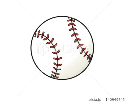 スポーツの野球のボールのイラスト スポーツの野球のボールのイラスト 140949243