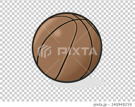 Illustration of a basketball. Illustration of a basketball. 140949259