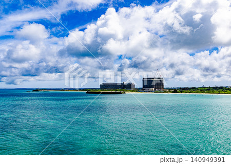 宮古島 伊良部大橋から望む絶景 宮古島 伊良部大橋から望む絶景 140949391
