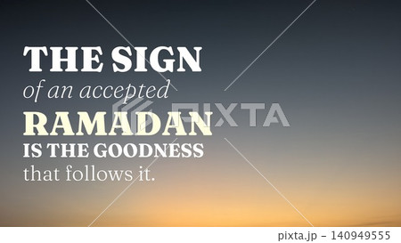 A soft dawn sky transitions from deep blue to a warm orange horizon. Bold white typography overlays the peaceful gradient, sharing a message about spiritual consistency. The quote suggests that a A soft dawn sky transitions from deep blue to a warm orange horizon. Bold white typography overlays the peaceful gradient, sharing a message about spiritual consistency. The quote suggests that a 140949555