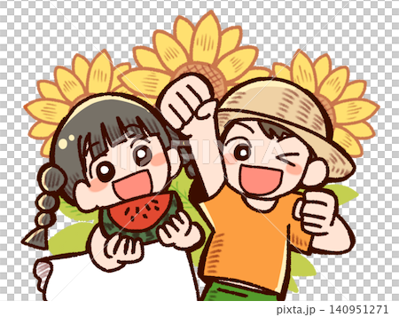 Children in summer vacation Children in summer vacation 140951271