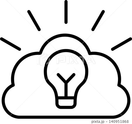 Creative Brainstorm Idea Icon Creative Brainstorm Idea Icon 140951868