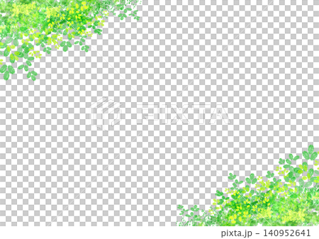 Lush green background illustration, white background Lush green background illustration, white background 140952641
