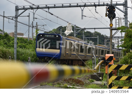 横須賀線 田園（電下）踏切　2026-7-3 140953564