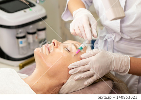 Professional Chemical Peel Facial Treatment Close Up Professional Chemical Peel Facial Treatment Close Up 140953623