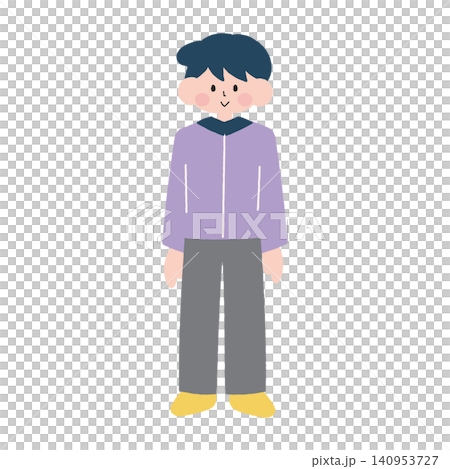 全身男性插畫素材 C 140953727